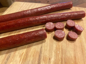 All-Natural, Uncured, Nitrate-Free, Grass-Fed-and-Finished Lamb Snack Sticks- Now in 3 Flavors!